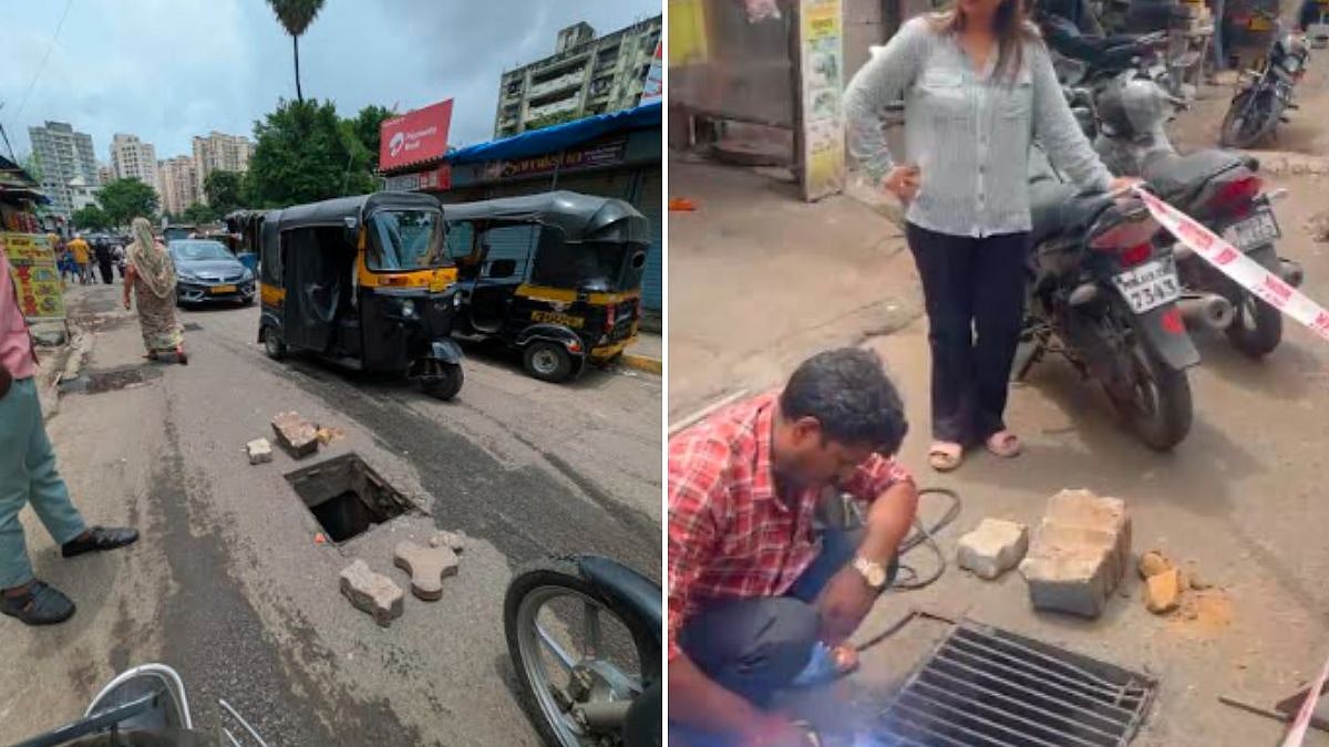 Another Open Manhole Found In Same BMC Ward Just 15 Days After Sakinaka Death; Safety Net Installed After FPJ Report