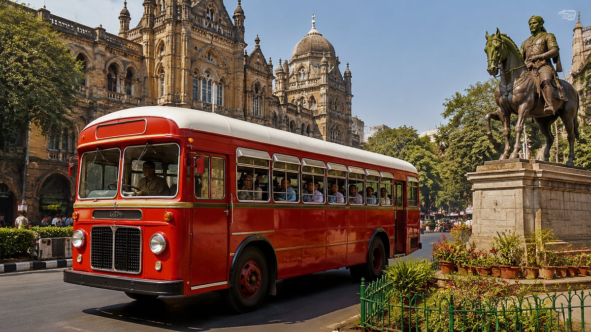 Mumbai's BEST Bus Service Turns 100; Enthusiasts Recreate Historic Afghan Church To Crawford Market Journey