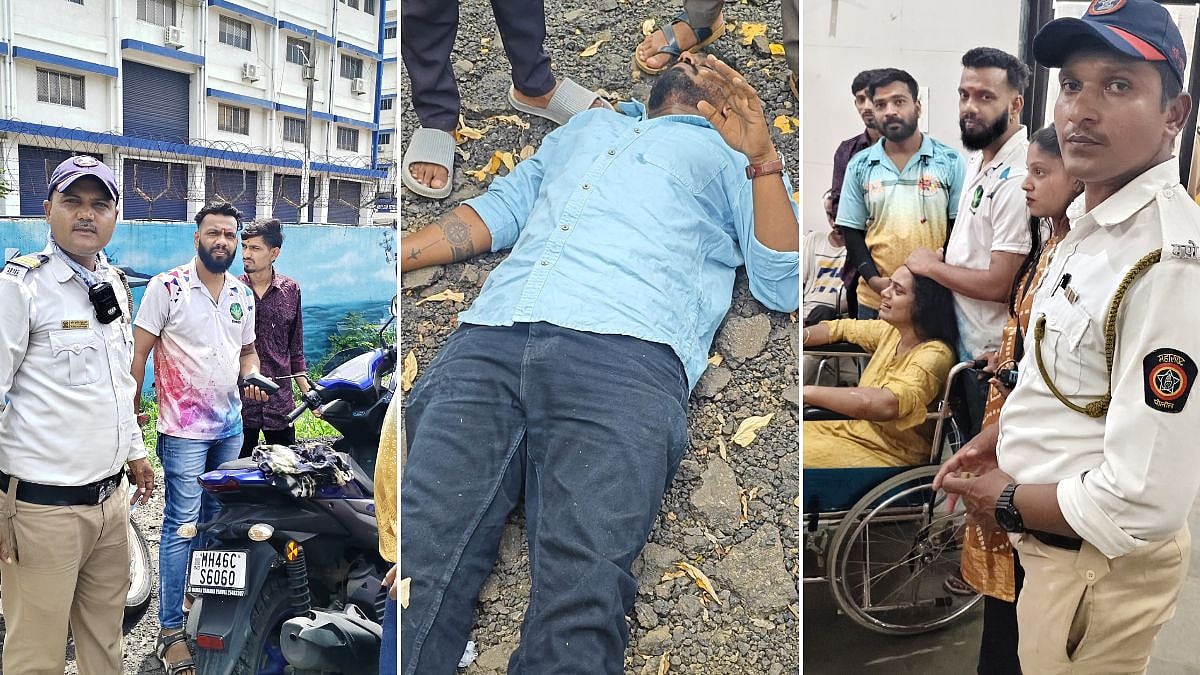 Navi Mumbai: Panvel Traffic Police Rush 3 Road Accident Victims To Hospital, Prompt Response Helps Save Lives