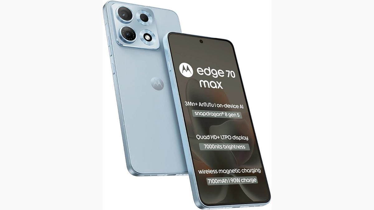Motorola Edge 70 Max With 7,100mAh Battery Launched In India: Price & Specifications