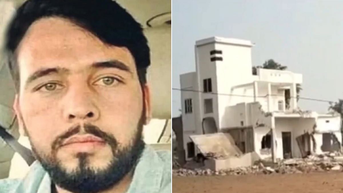 Gangster Rohit Godara's Ancestral House Partially Demolished Overnight In Bikaner; Police Launch Probe | Video