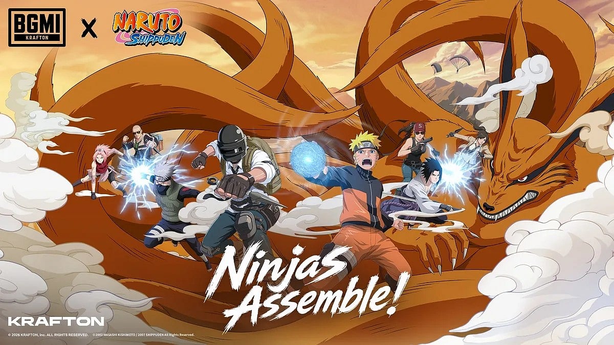 BGMI 4.5 Update Rolls Out Tomorrow: Key Update Introduces Naruto To The Battlegrounds With New Map, Ninja Powers & Kurama Boss Fight
