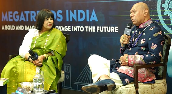 Babita Baruah in discussion with Adjiedj Bakas
