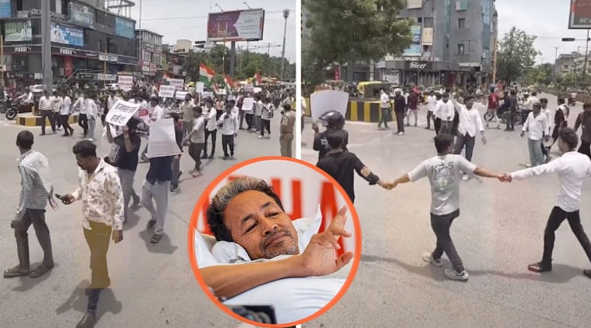 'Humara Haq Hume Do' Thousands Of Students Take Out Rally In Indore To Support Sonam Wangchuk's Hunger Strike | VIDEO