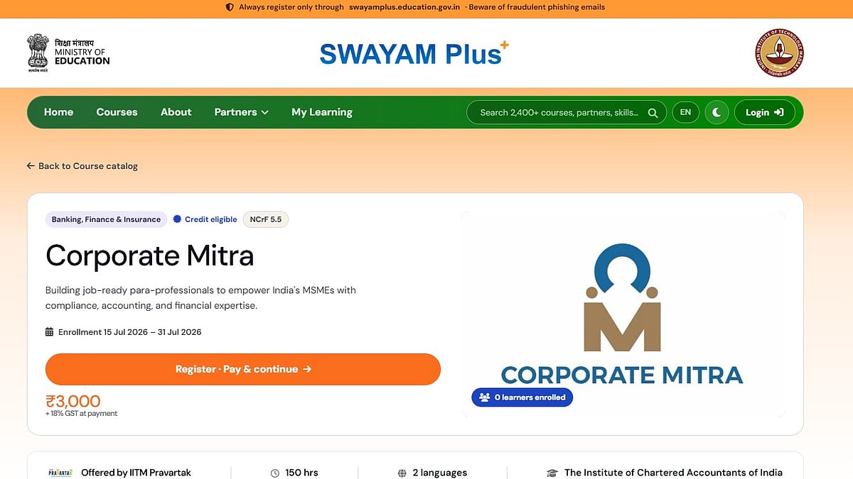 ICAI Corporate Mitra Registration 2026 Begins Today; Graduates And Final-Year Students Can Apply Till July 31
