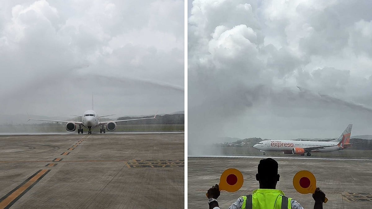 First International Flight Lands At Navi Mumbai Airport From Abu Dhabi, Marking Historic Global Debut