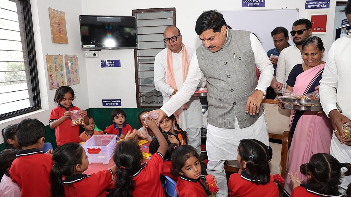 CM Mohan Yadav Visits Saksham Model Anganwadi, Calls It Centre For Holistic Child Development