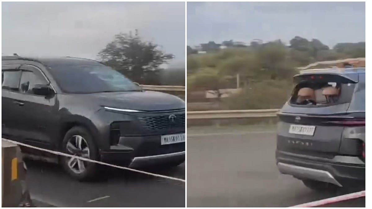 Bhavali Dam Assault: New Video Shows Attacker Clinging To Moving Car During Tourist Family Attack In Igatpuri |WATCH VIDEO