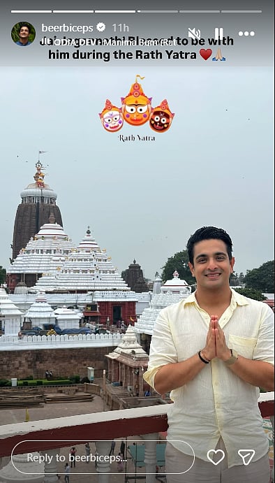 Ranveer Allahbadia Participates In Jagannath Rath Yatra