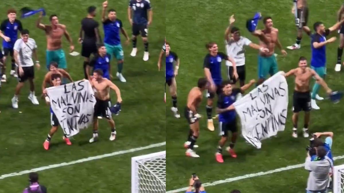 Shocking! Lionel Messi's Argentina Risks Punishment Over Displaying Provocative Banner After FIFA WC Semifinal Win Over England | Video 