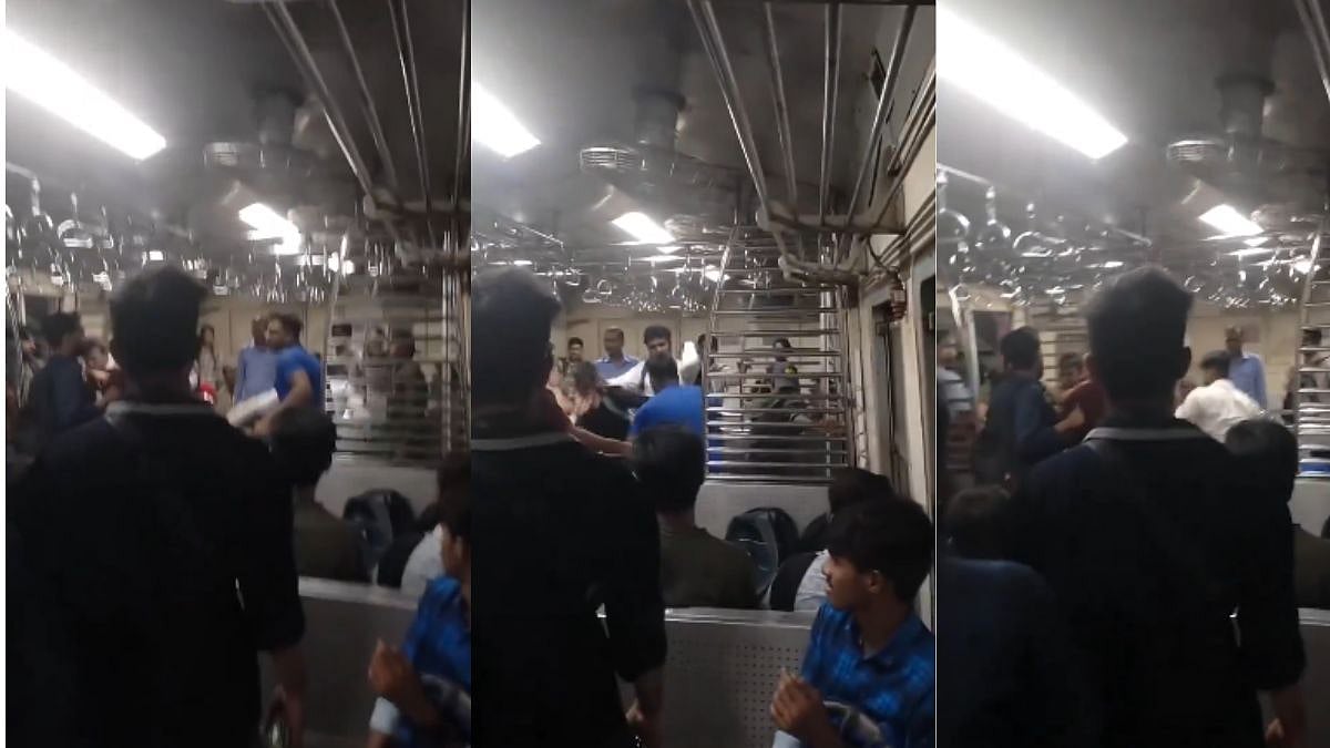 Mumbai: Fight Breaks Out Between Passengers On Moving Churchgate–Virar Local Train, Once Again Raising Safety Concerns - Video