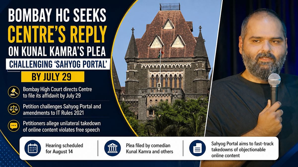 Bombay HC Seeks Centre's Reply On Kunal Kamra's Plea Challenging 'Sahyog Portal' By July 29
