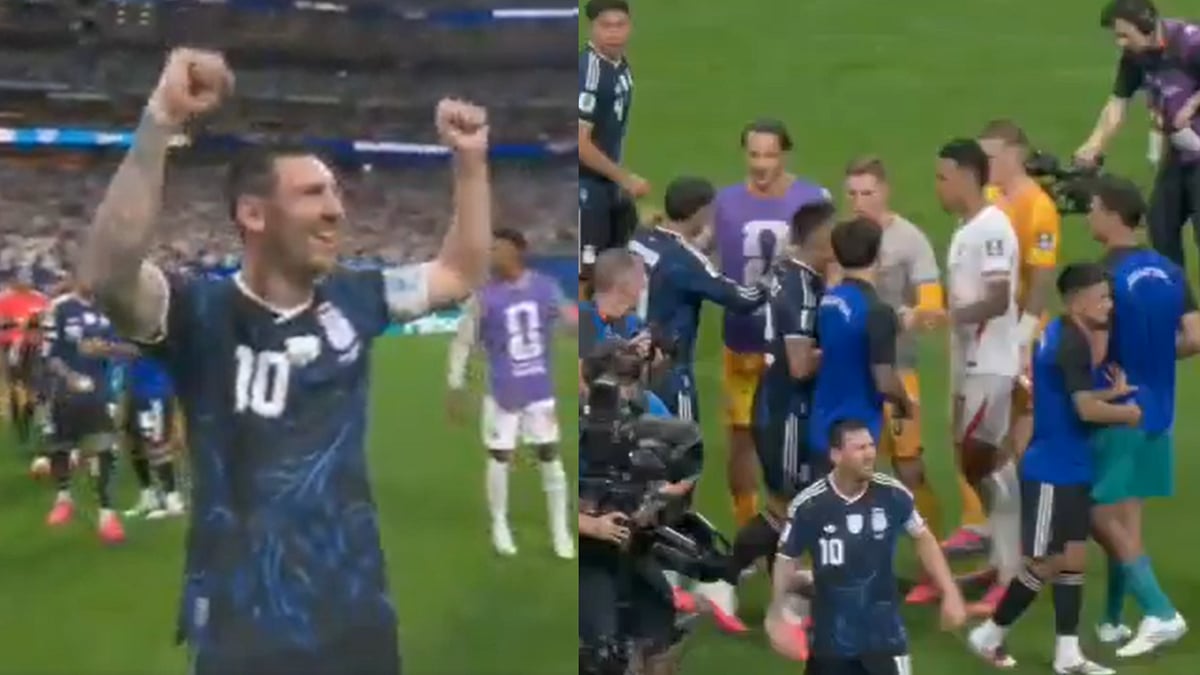 Tempers Flare! Brawl Erupts Behind Lionel Messi As Argentina Beats England In FIFA WC 2026 Semi-final | Video