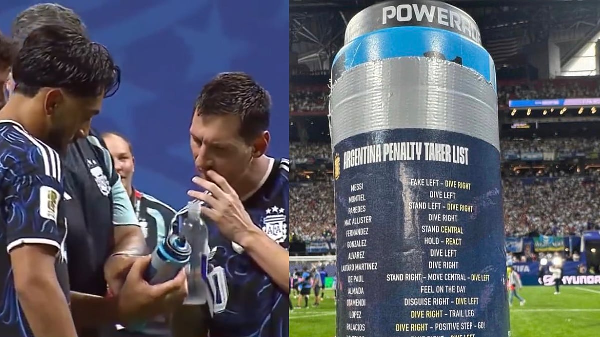 Lionel Messi's Priceless Reaction To Jordan Pickford's 'Cheat Sheet' Goes Viral As Argentina Beats England In FIFA WC 2026 Semi-final | Video