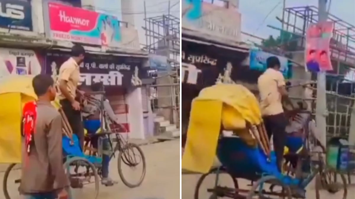 Mandla Rickshaw Puller Allegedly Ties Man To Seat, Beats Him For 2 Km While Taking Him To Police Station; VIDEO Goes Viral