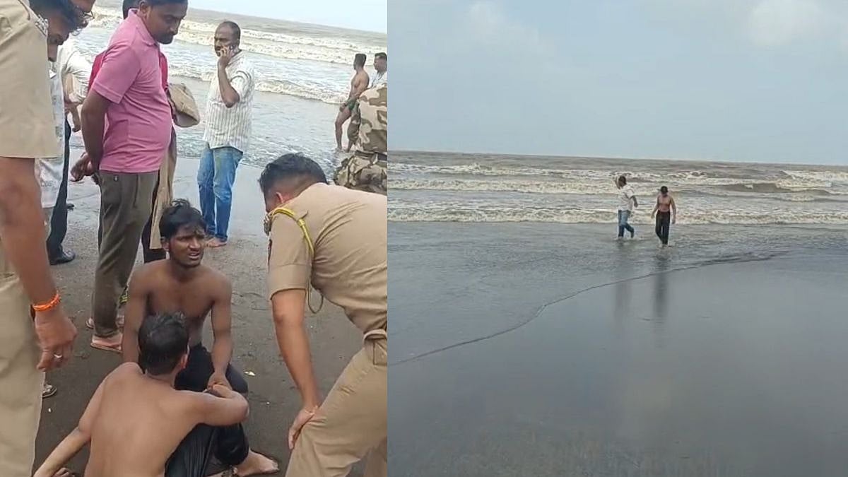 Palghar: 2 Teen Boys Feared Drowned After Being Swept Away By High Tide At Arnala Beach; Search Operation Underway