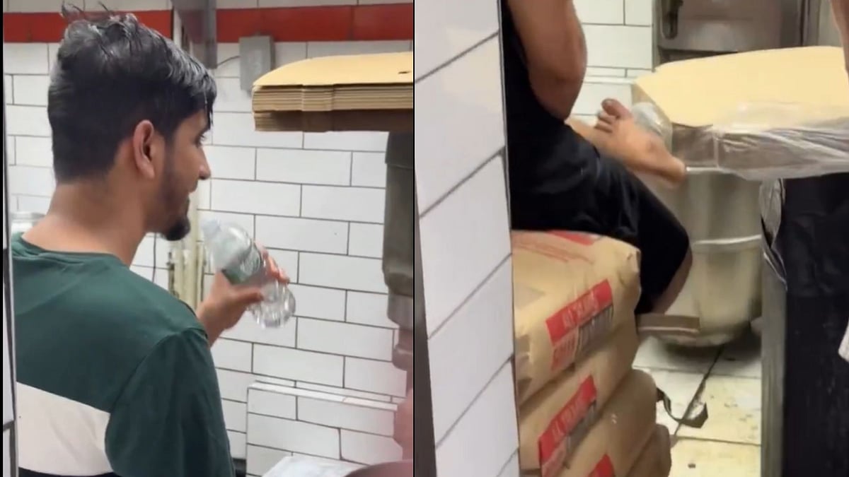 'Seen Them Stomping On Food': Viral Video Allegedly Shows Worker Placing Bare Foot On Pizza Dough Mixer In New York Eatery