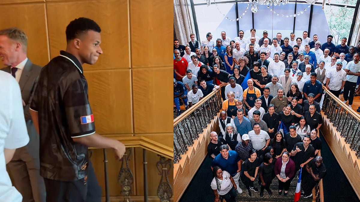 Kylian Mbappe & France Team Share Heartfelt Final Moment With Hotel Staff In Boston Ahead Of FIFA WC Match Against England | Video