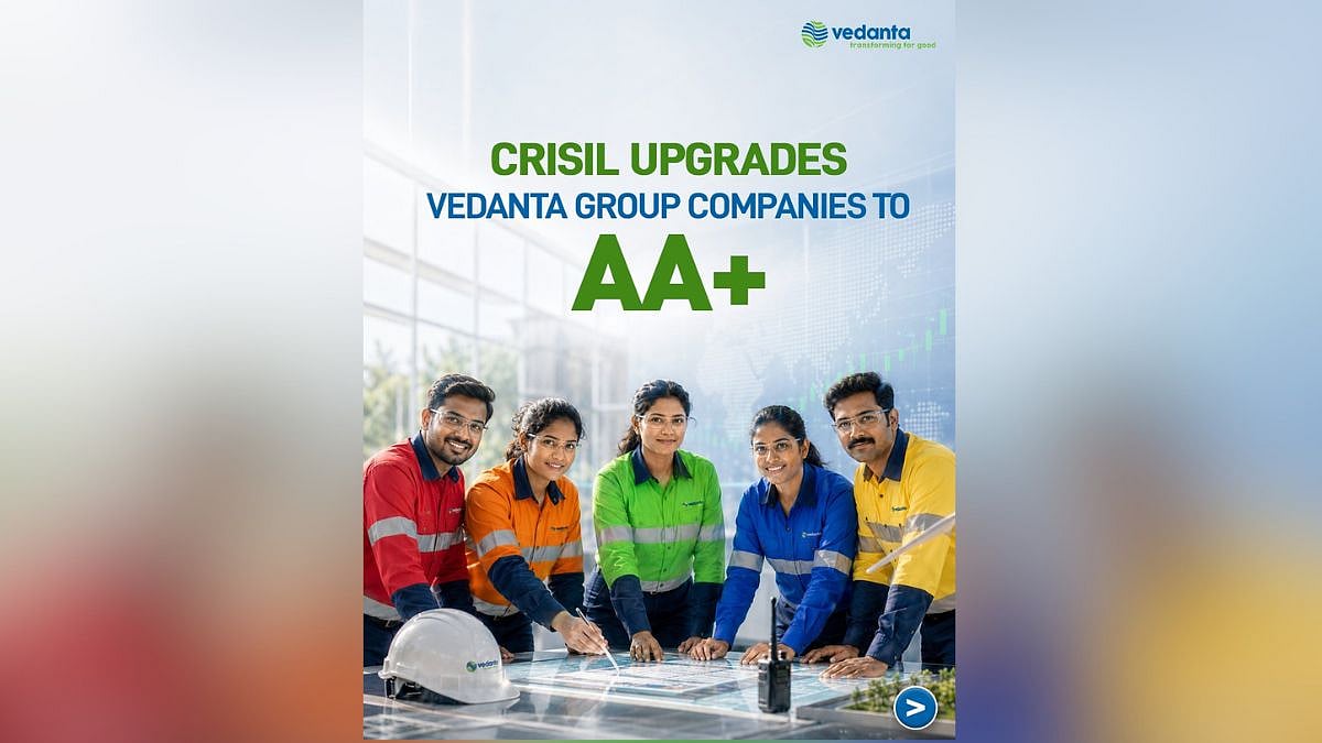 Crisil Upgrades Vedanta Companies To AA+ Rating With Stable Outlook