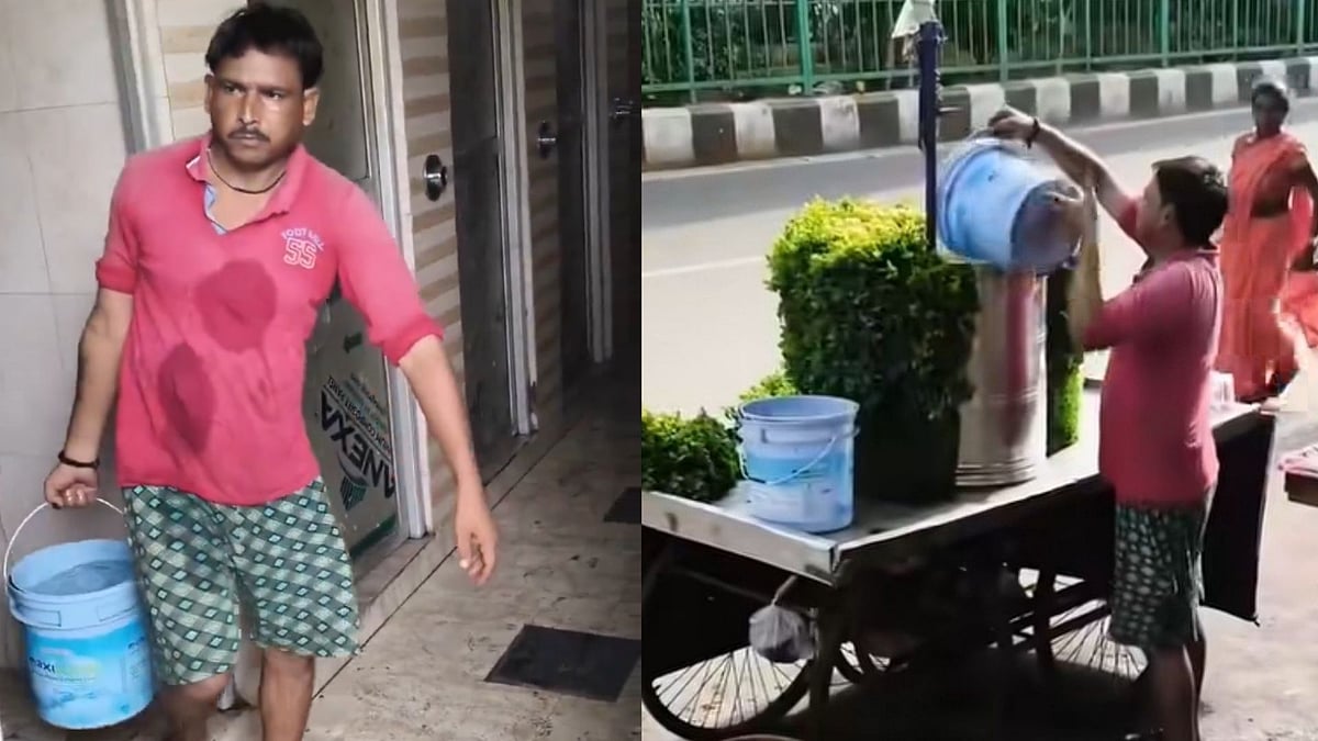 DISGUSTING! Vendor Uses Public Toilet Water To Prepare Shikanji Outside Lucknow Railway Station - WATCH 