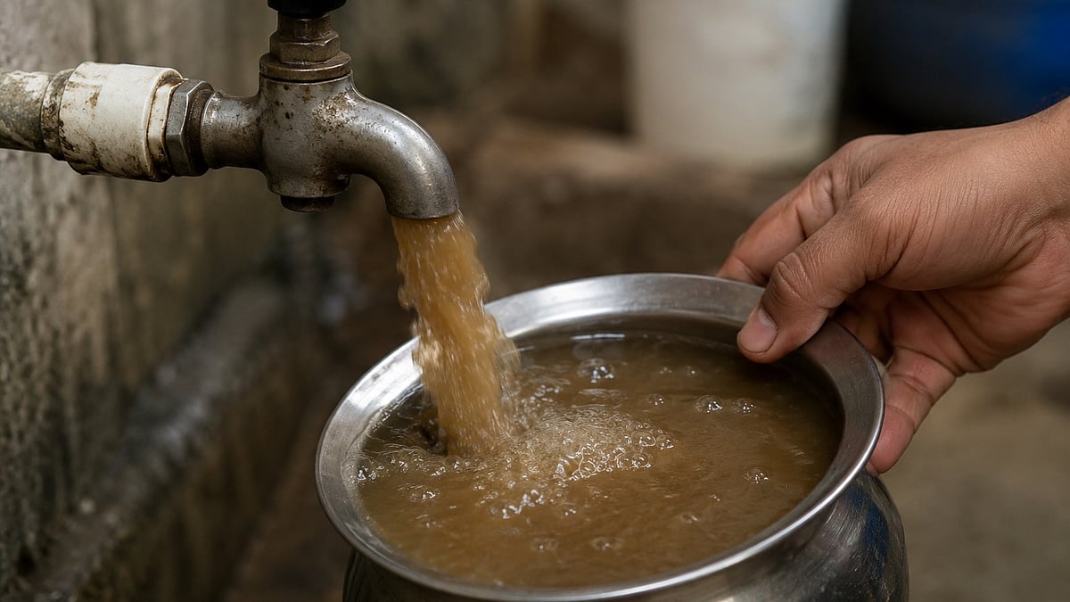 Pune Residents Raise Health Concerns As Muddy Water Supply Continues For Four Days