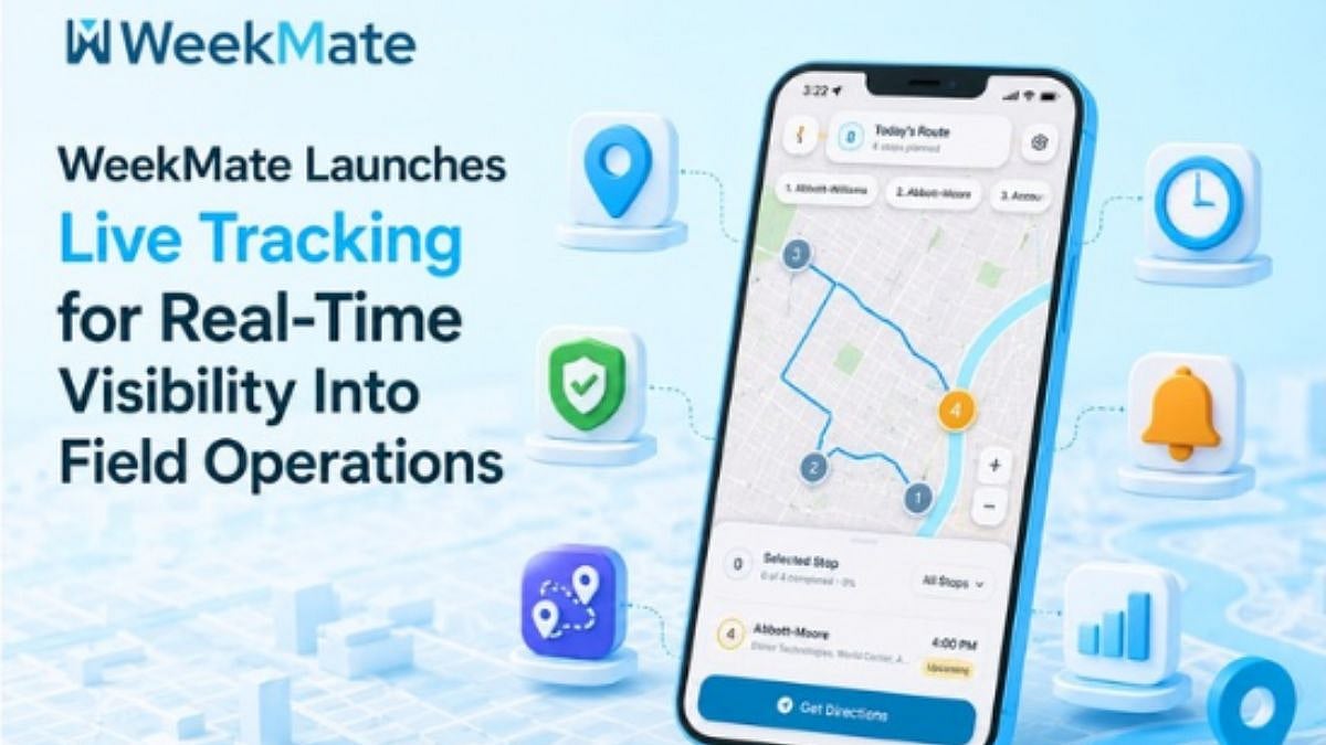 WeekMate Launches Live Tracking For Real-Time Visibility Into Field Operations