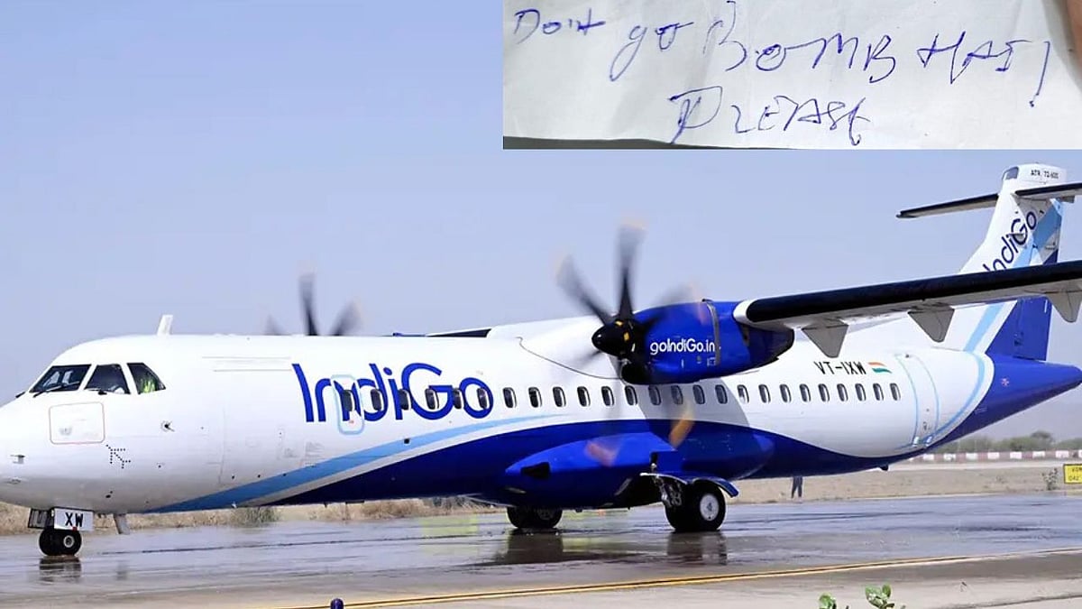 'Bomb Hai!': Handwritten Note Found Inside IndiGo Flight Sparks Security Scare At Bengaluru Airport