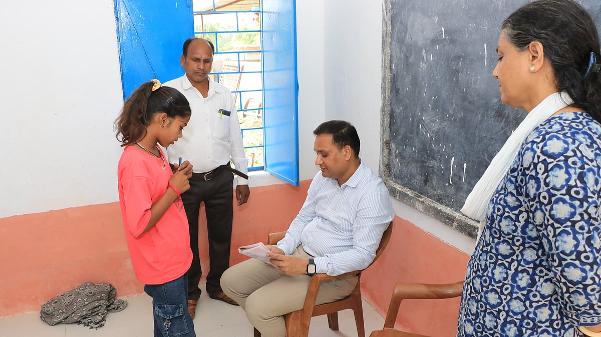 Collector Bharsat Urges AI Readiness During Surprise School Inspection In Jhabua