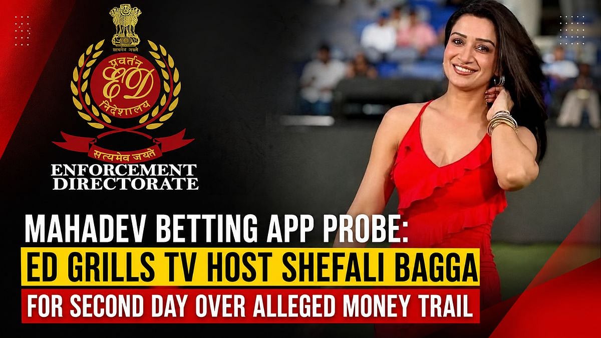 Mahadev Betting App Probe: ED Grills TV Host Shefali Bagga For Second Day Over Alleged Money Trail