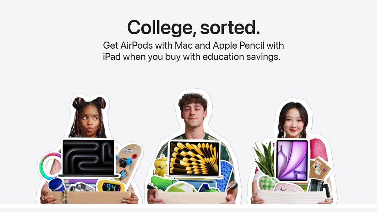Apple Launches Back-To-School Sale In India: Free AirPods, Offers On MacBook Neo, iPad Pro, & More 
