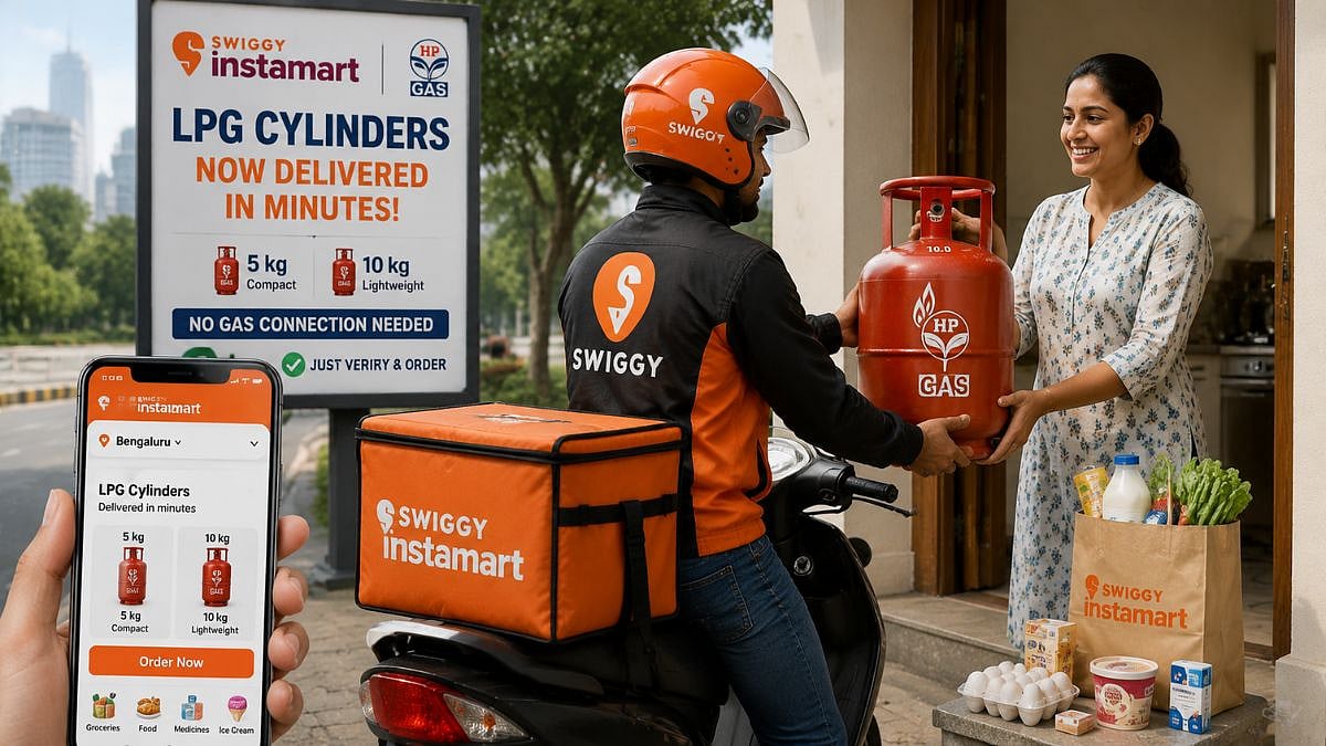 Flame And Food: Swiggy Set To Deliver LPG Cylinders Along With Other Things