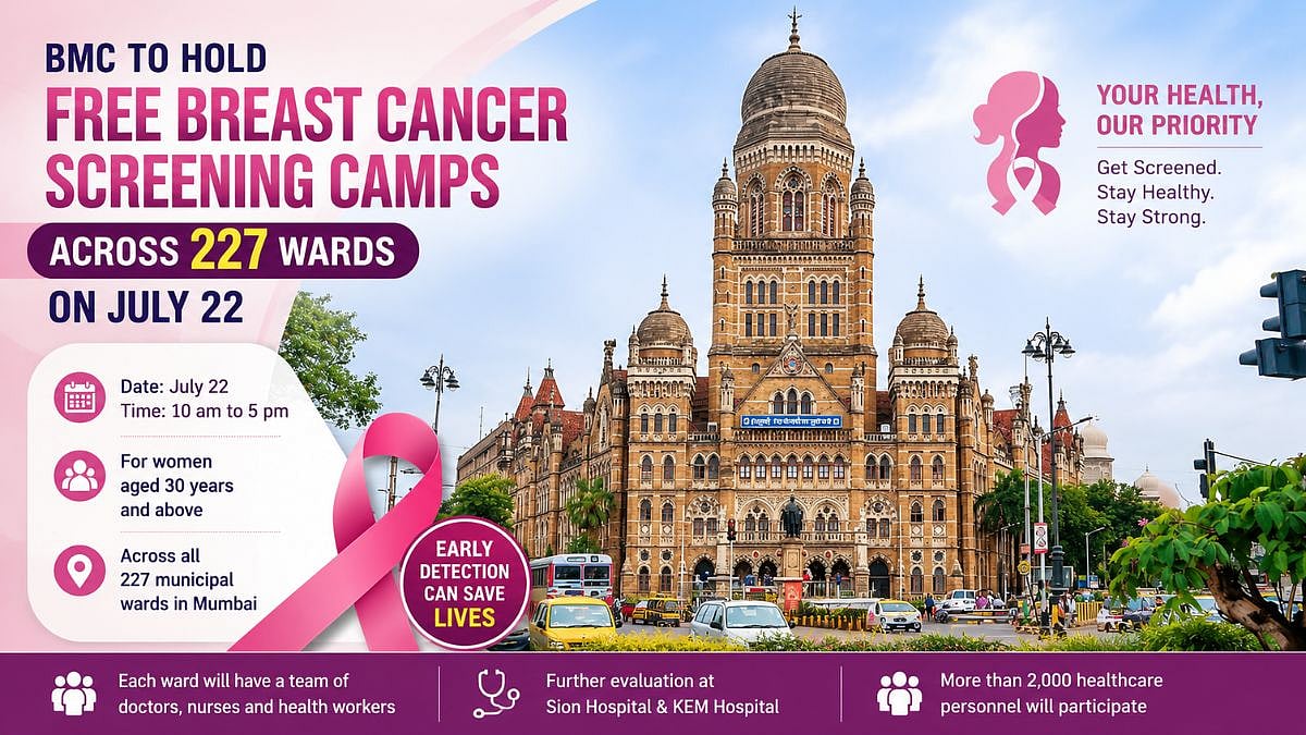 Mumbai: BMC To Hold Free Breast Cancer Screening Camps Across All 227 Wards On July 22