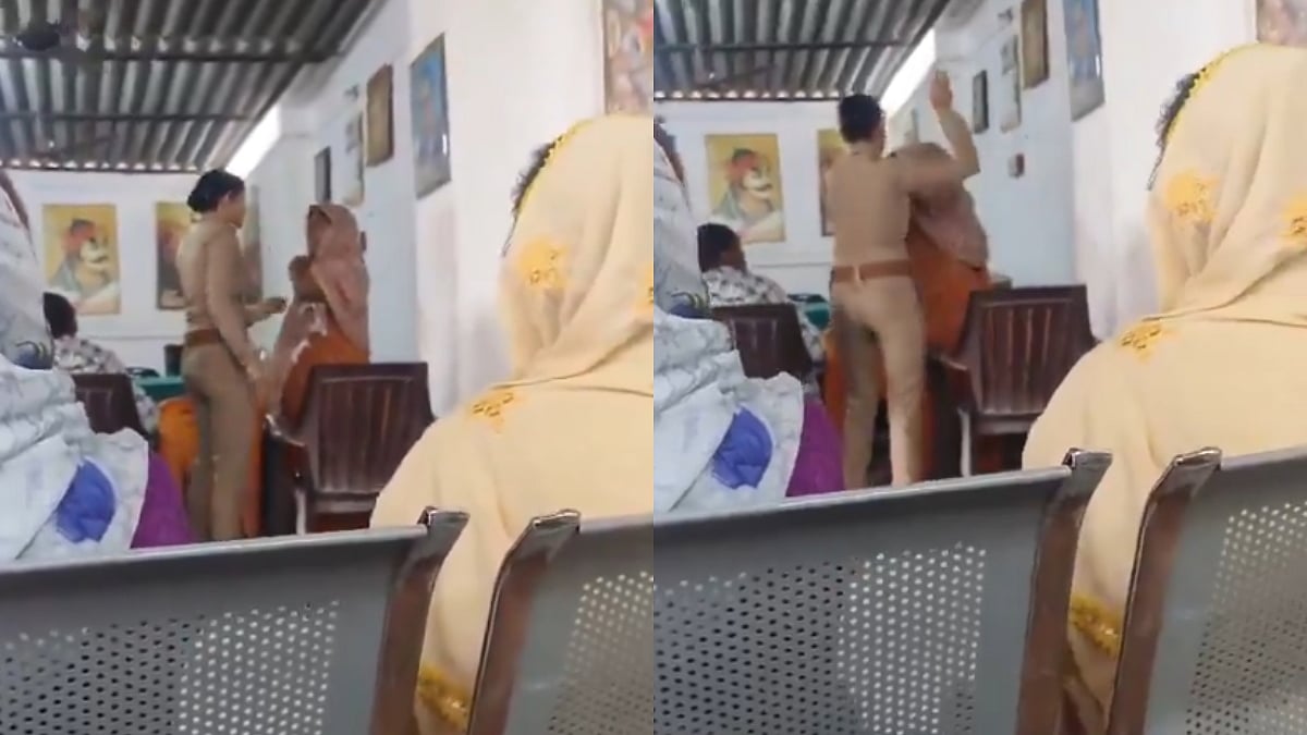 'I'm Fed Up With Your Daily Complaints': Varanasi Woman Cop Caught Slapping Complainant - VIDEO