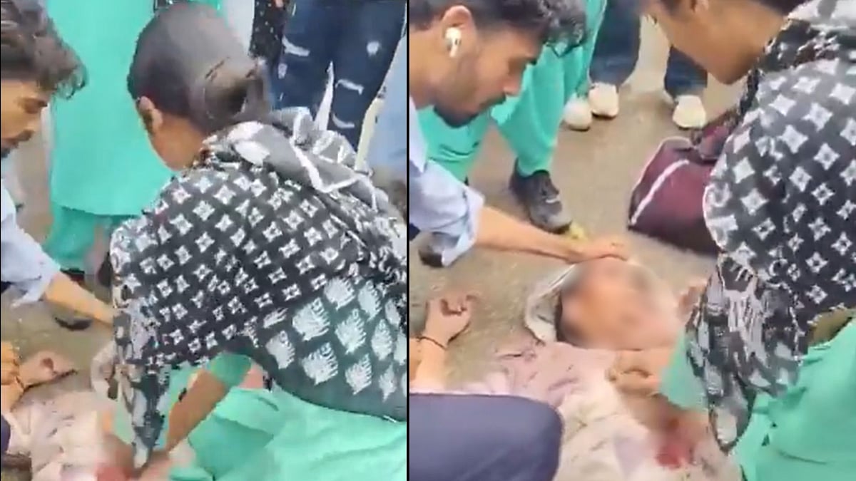 Karnal Nursing Student Performs CPR On Unresponsive Woman After Accident, Brings Victim Back To Life - VIDEO 