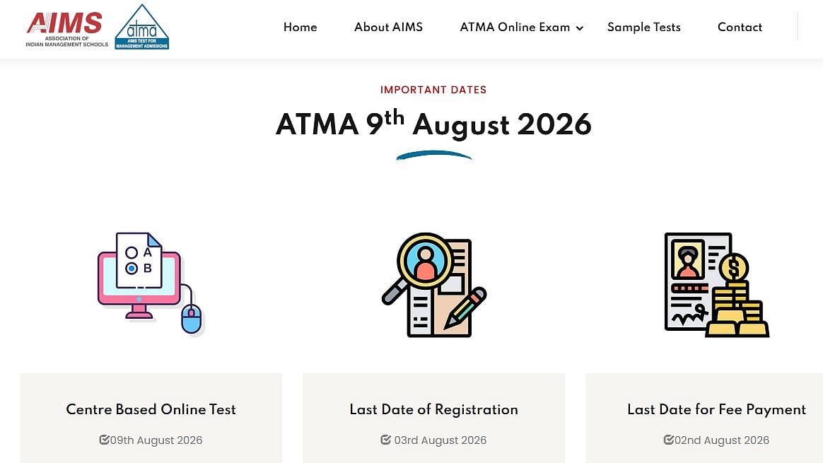 ATMA 2026 Registration Begins For August Session At atmaaims.com; Exam Scheduled On August 9