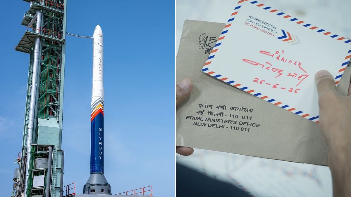 Skyroot Aerospace Set To Create History With Vikram-1, Carries PM Narendra Modi's 'Vande Mataram' Postcard On India's First Private Orbital Launch | Video