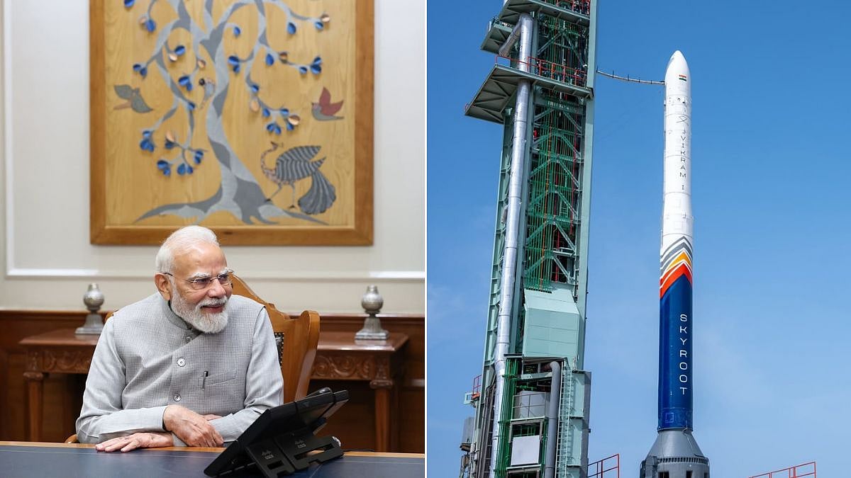 'A Defining Moment In India's Space Journey': PM Narendra Modi Hails Historic Vikram-1 Launch As Maiden Private Orbital Rocket Reaches Orbit | Video