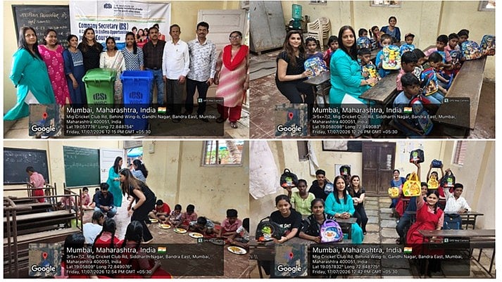 WIRC of ICSI celebrated SEWA DAY with NGO “Vishnu Shakti Foundation”