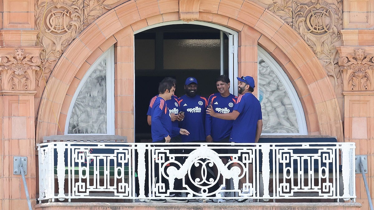 Rohit Sharma, Gautam Gambhir Share Light-Hearted Moment On Iconic Lord's Balcony Ahead Of Series Decider; Virat Missing | VIDEO