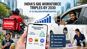 Redseer projects India’s platform-enabled gig internet workforce to reach 17–21 million by 2030