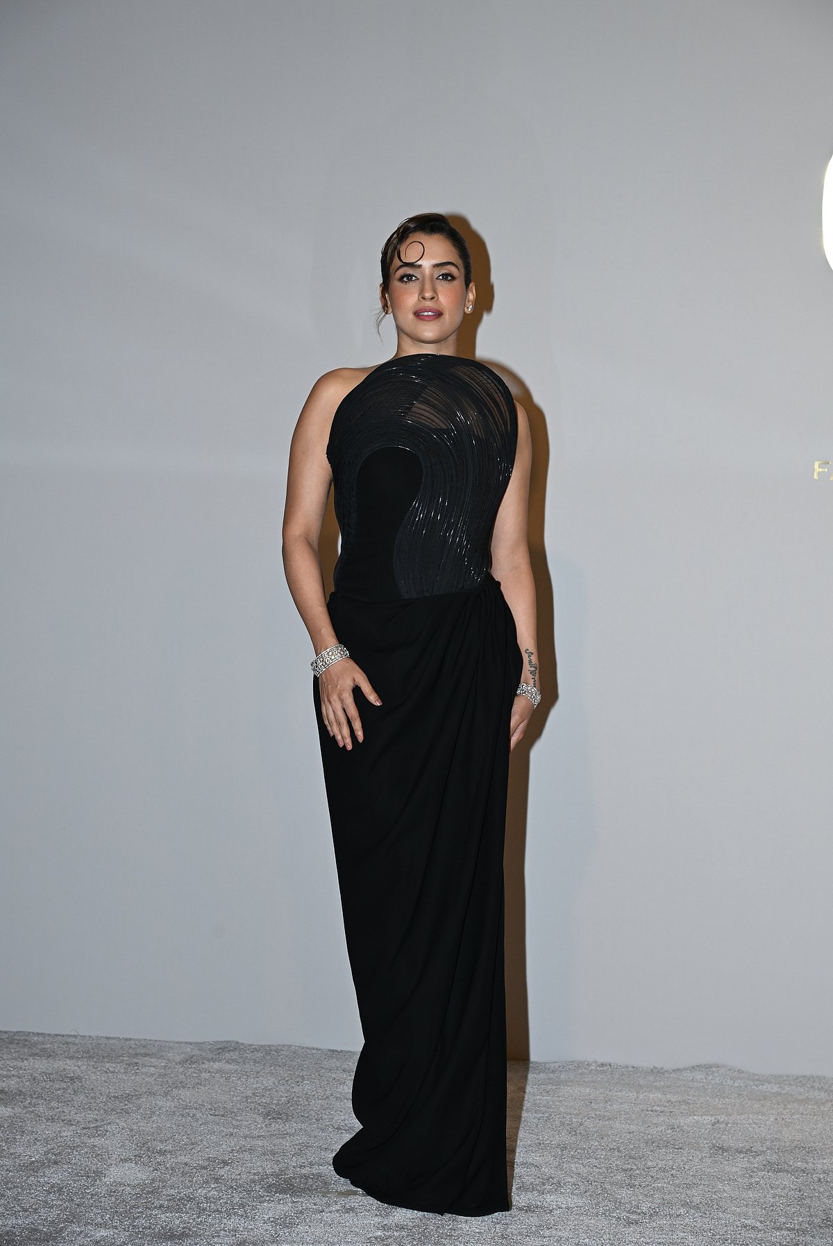 Sanya Malhotra at Gaurav Gupta's couture showcase