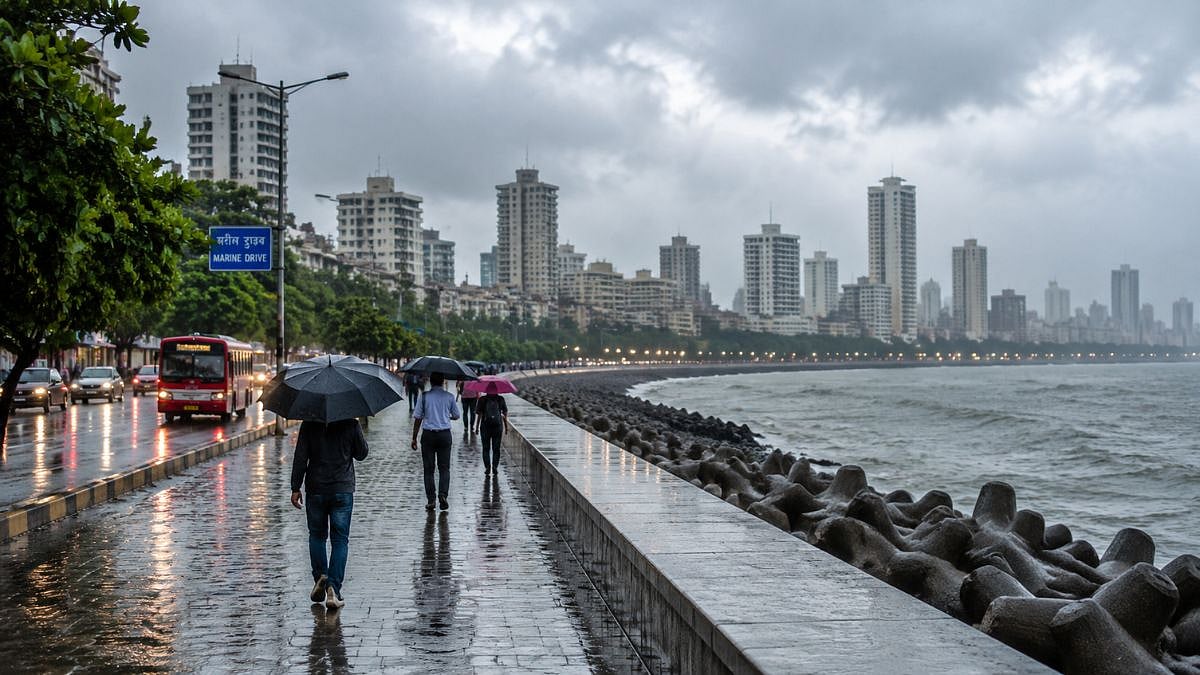 Mumbai Weather Update: IMD Forecasts Revival Of Monsoon Rainfall As City Records Light Showers