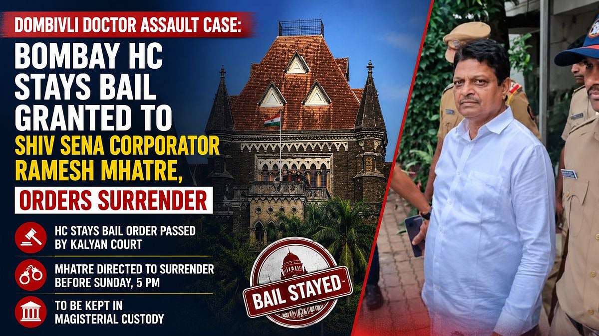 Dombivli Doctor Assault Case: Bombay HC Stays Bail Granted To Shiv Sena Corporator Ramesh Mhatre, Orders Surrender