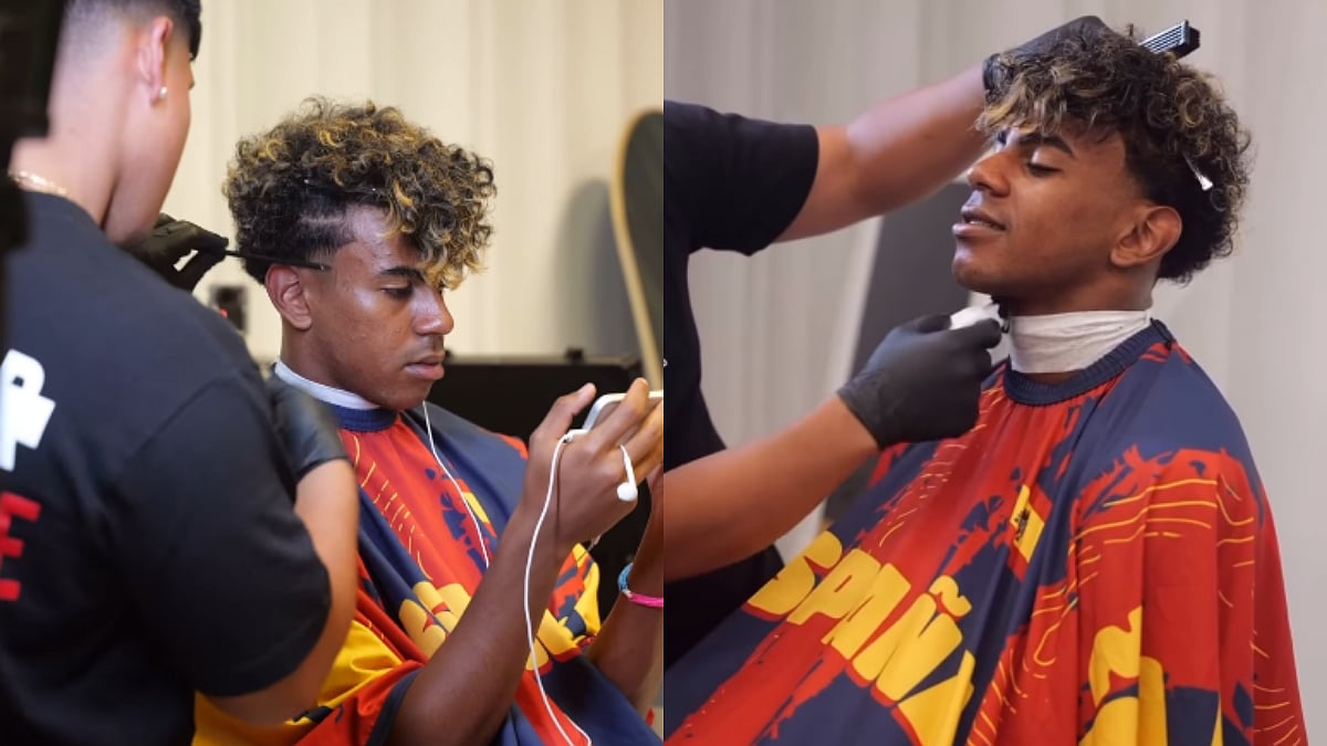 'All Set For Finals': Spain Star Lamine Yamal Gets Fresh Hair Cut For FIFA World Cup; Video