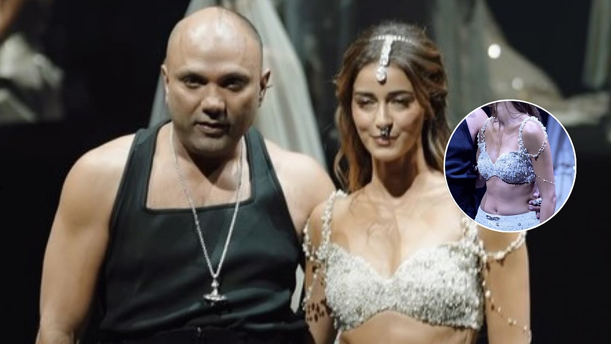 'Not Accepted': Gaurav Gupta's Playful Gesture On Ananya Panday's Waist Goes Viral At His Mumbai Show; Netizens Divided- VIDEO