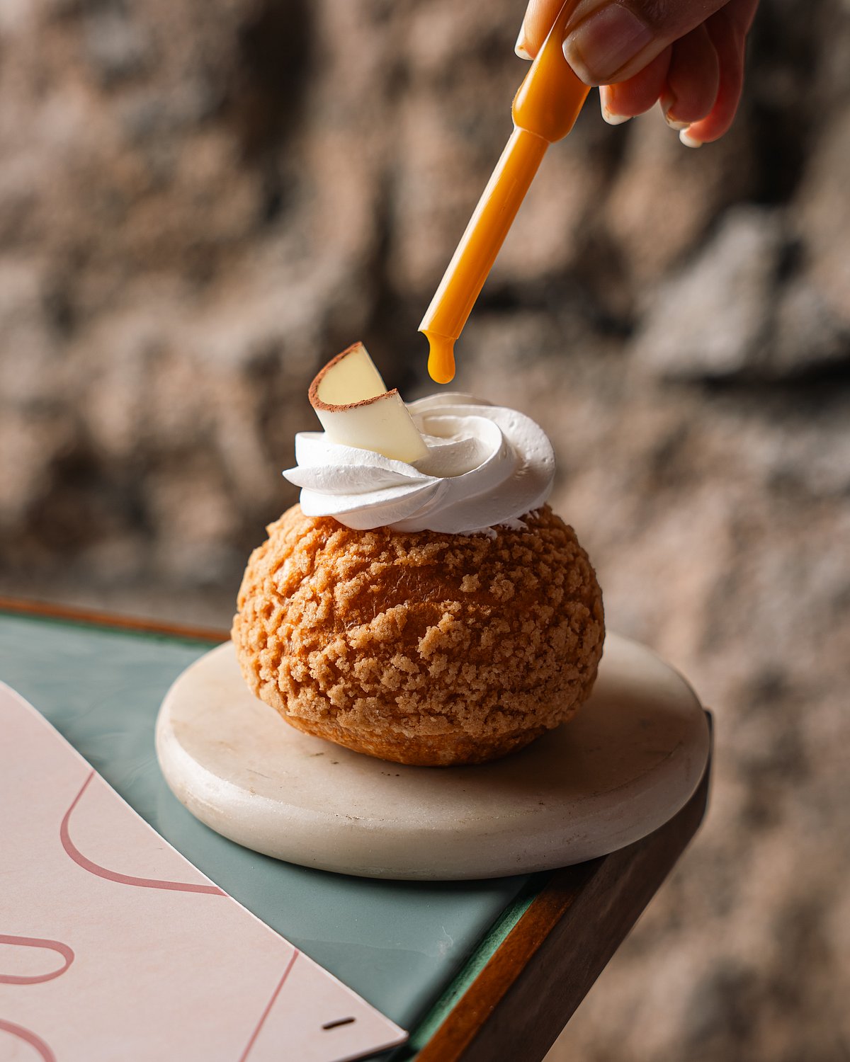 Mango & Coconut Choux Bun