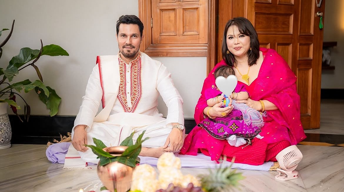 Randeep Hooda Celebrates Daughter Nyomica's First Rice Ceremony With Wife Lin Laishram: See Inside Pics Of Chakmuba Ritual