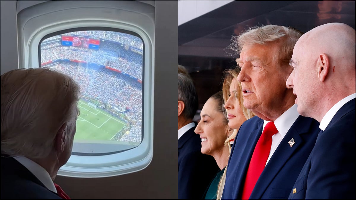 Donald Trump Enjoys Bird's-Eye View Of FIFA World Cup 2026 Final Venue As Helicopter Flies Over Stadium; Ivanka Shares VIDEO
