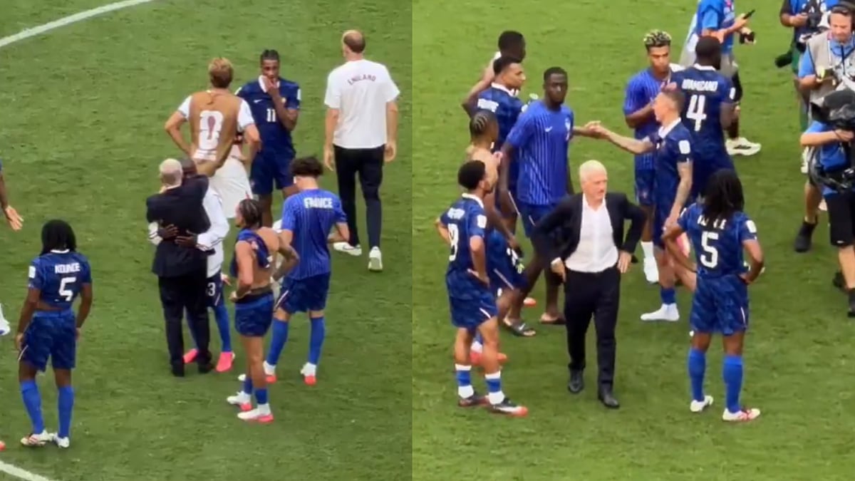 Emotional Scenes! Didier Deschamps Consoles N'Golo Kante After France's Loss Against England At FIFA World Cup 2026 | Video