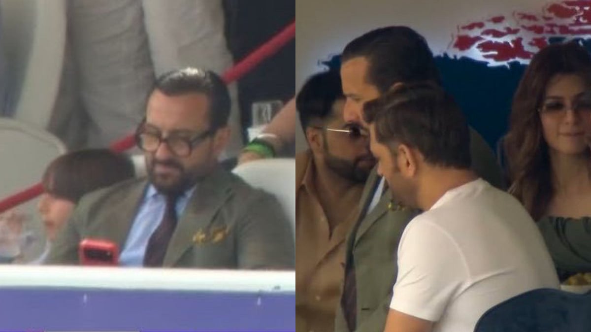 Saif Ali Khan, Son Taimur Spotted With MS Dhoni At Lord's For India Vs England 3rd ODI; Kriti Sanon Also Attends
